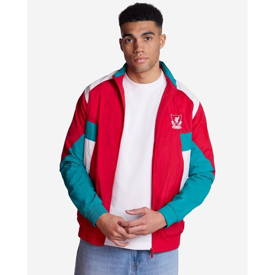 Liverpool Track Jacket 1992/93 - Red - Men's-SoccerKits Hub | Buy Soccer Jerseys Online